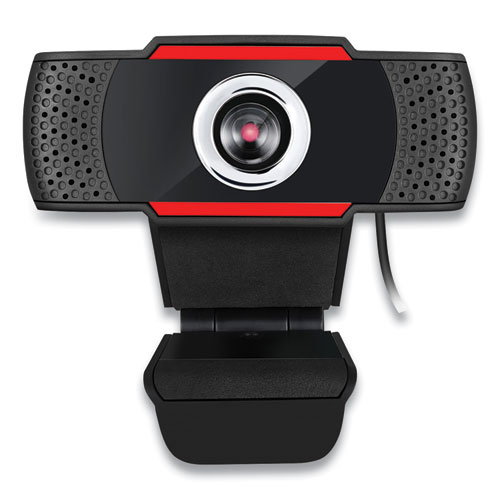 Picture of CyberTrack H3 720P HD USB Webcam with Microphone, 1280 pixels x 720 pixels, 1.3 Mpixels, Black