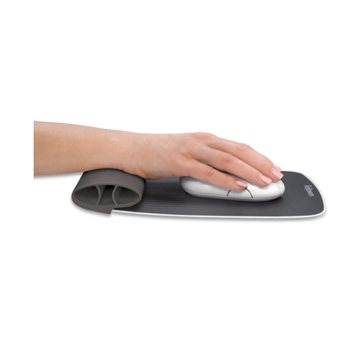 Picture of I-Spire Wrist Rocker Mouse Pad with Wrist Rest, 7.81 x 10, Gray