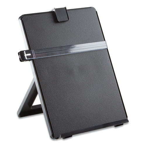 Picture of Non-Magnetic Letter-Size Desktop Copyholder, 125 Sheet Capacity, Plastic, Black