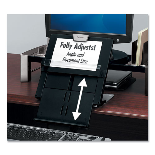 Picture of Professional Series Document Holder, 250 Sheet Capacity, Plastic, Black