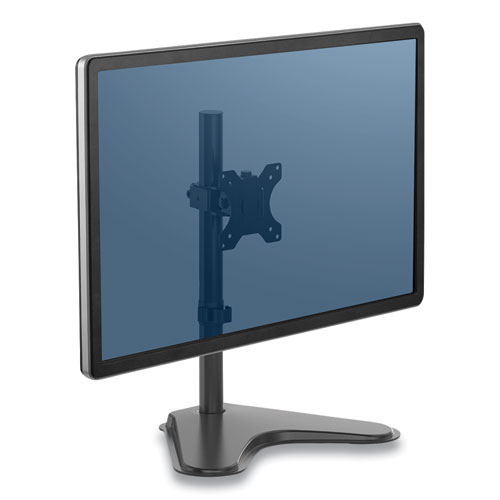 Picture of Professional Series Single Freestanding Monitor Arm, For 32" Monitors, 11" x 15.4" x 18.3", Black, Supports 17 lb