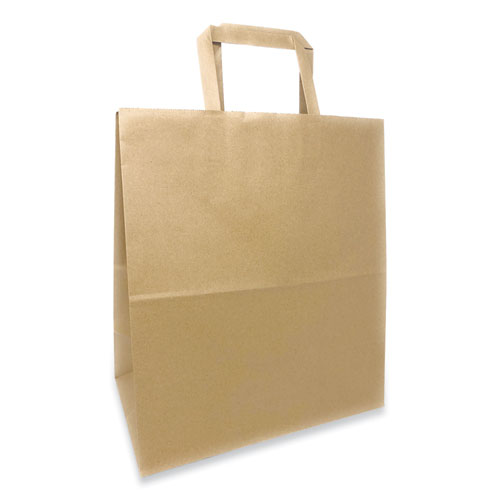 Picture of Kraft Paper Bags, 1/7th BBL 12 x 7 x 14, Natural, 300/Bundle