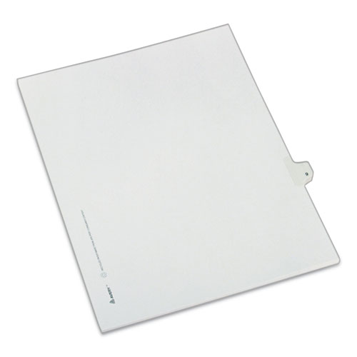 Avery%26reg+Individual+Legal+Exhibit+Dividers+-+Allstate+Style+-+1+Printed+Tab%28s%29+-+Digit+-+9+-+8.5+Divider+Width+x+11+Divider+Length+-+Letter+-+White+Paper+Divider+-+White+Paper+Tab%28s%29+-+25+%2F+Pack
