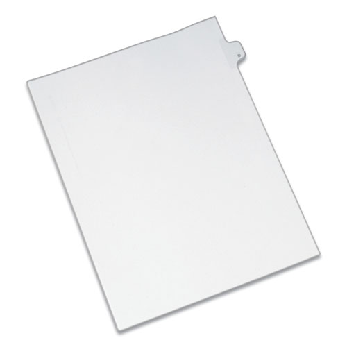 Picture of Preprinted Legal Exhibit Side Tab Index Dividers, Allstate Style, 26-Tab, D, 11 x 8.5, White, 25/Pack