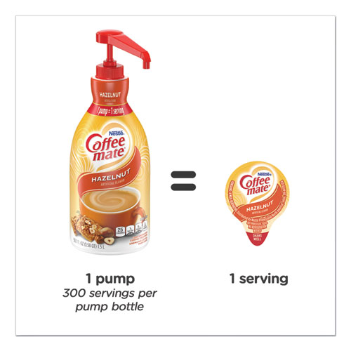 Picture of Liquid Coffee Creamer, Hazelnut, 1500mL Pump Bottle