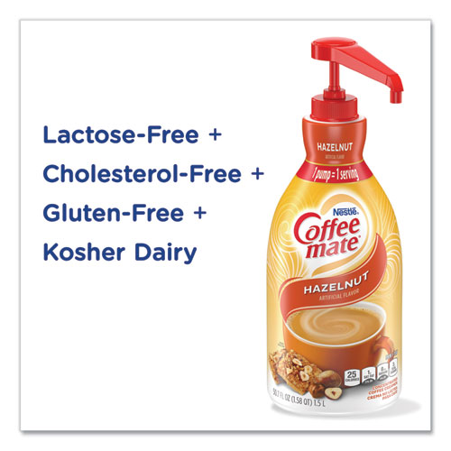 Picture of Liquid Coffee Creamer, Hazelnut, 1500mL Pump Bottle