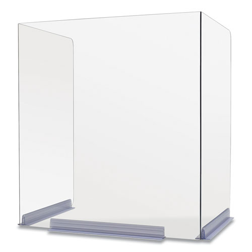 Picture of Classroom Barriers, 18 x 14.5 x 20, Polycarbonate, Clear, 4/Carton