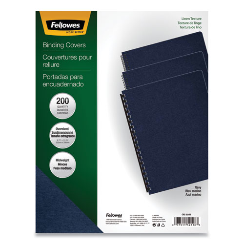 Expressions+Linen+Texture+Presentation+Covers+for+Binding+Systems%2C+Navy%2C+11.25+x+8.75%2C+Unpunched%2C+200%2FPack