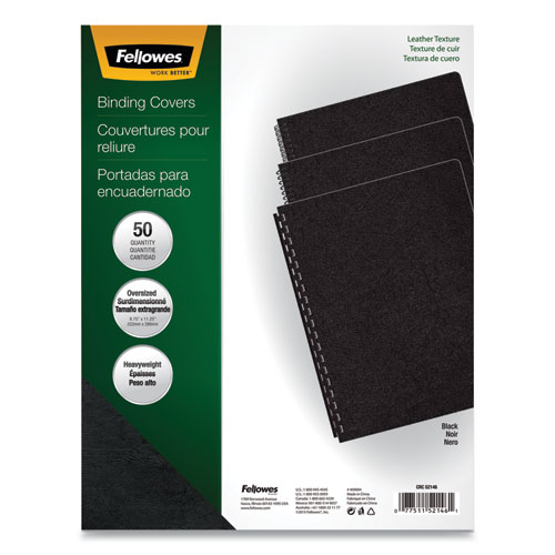 Executive+Leather-Like+Presentation+Cover%2C+Black%2C+11.25+x+8.75%2C+Unpunched%2C+50%2FPack