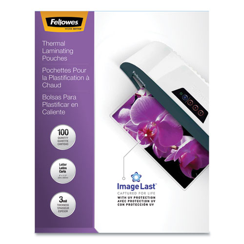 Imagelast+Laminating+Pouches+With+Uv+Protection%2C+3+Mil%2C+9%26quot%3B+X+11.5%26quot%3B%2C+Clear%2C+100%2Fpack