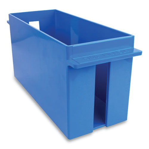 Picture of Extra-Capacity Coin Tray, Nickels, 1 Compartment, Denomination and Capacity Etched On Side, 10.5 x 4.75 x 5, Plastic, Blue