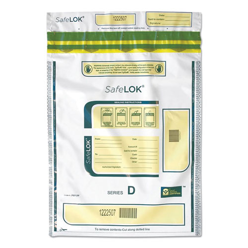 Picture of Series D Deposit Bags, 12 x 16, White, 100/Pack