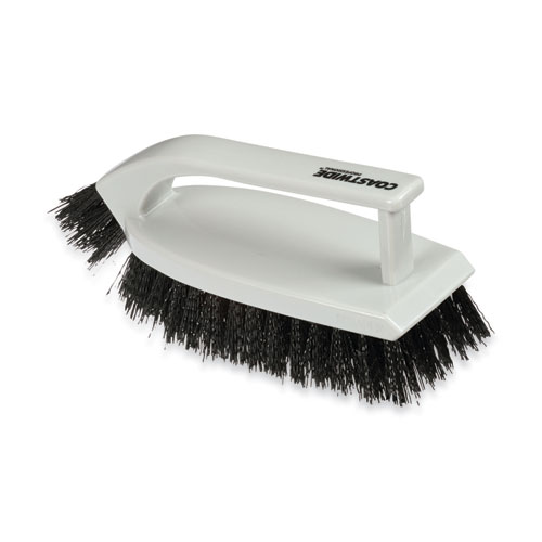 Picture of Scrub Brush, Black Polypropylene Bristles, 6" Brush, Gray Polypropylene Handle