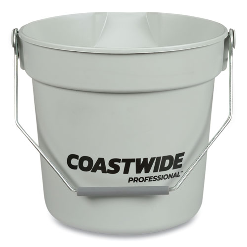 Picture of Plastic Bucket, 10 qt, Gray