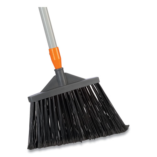 Picture of Polypropylene Bristle Angled Broom, 56" Handle, Gray