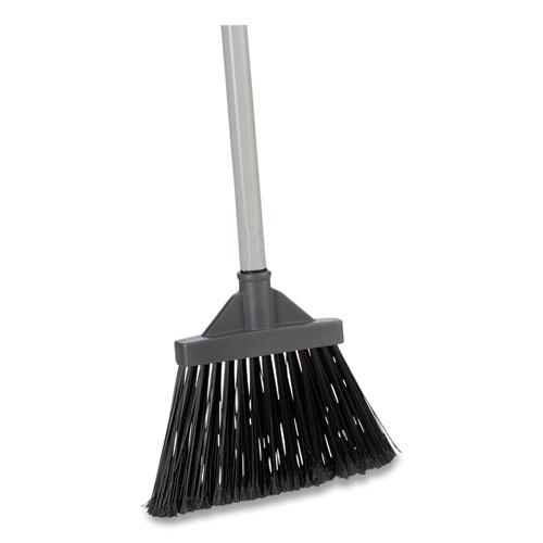 Picture of Polypropylene Bristle Lobby Broom,  36" Handle, Gray