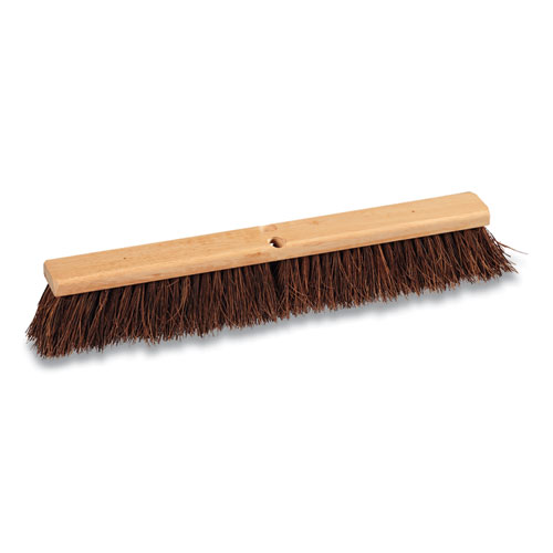 Picture of Palmyra Push Broom Head, Brown Bristles, 24" Brush