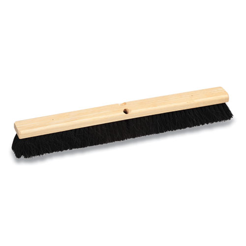 Picture of Tampico Push Broom Head, Black Bristles, 24"