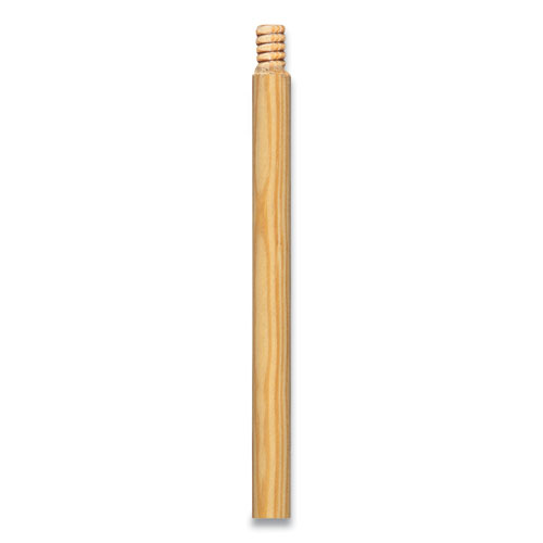 Picture of Push Broom Handle with Wood Thread, Wood, 60", Natural