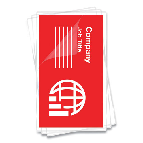 Picture of Premium Laminating Pouches, 5 mil, 3.75" x 2.25", Gloss Clear, 100/Box