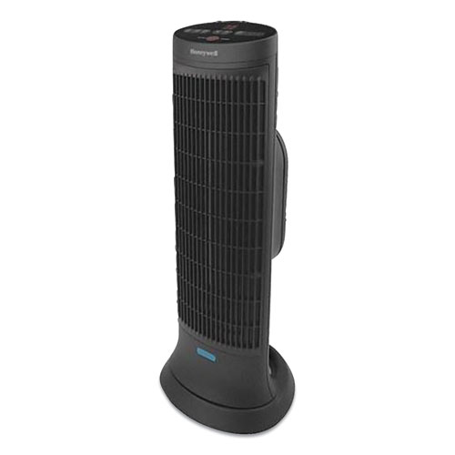 Picture of Digital Ceramic Tower Heater with Motion Sensor, 1,500 W, 8.7 x 6.69 x 23.15, Dark Gray