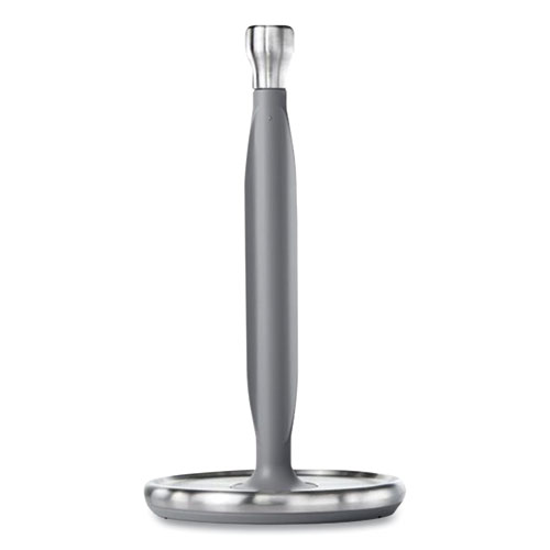 Picture of Good Grips Steady Paper Towel Holder, Stainless Steel, 8.1 x 7.8 x 14.5, Gray/Silver
