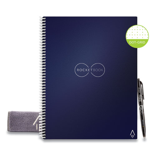 Picture of Core Smart Notebook, Dotted Rule (4 sq/in), Midnight Blue Cover, (16) 11 x 8.5 Sheets