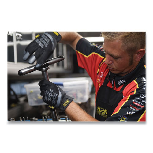 Picture of FastFit Work Gloves, Black/Gray, Large