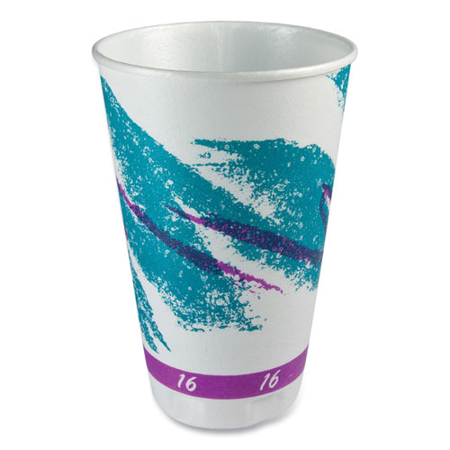 Picture of Trophy Plus Dual Temperature Insulated Cups in Jazz Design, 16 oz, 750/Carton