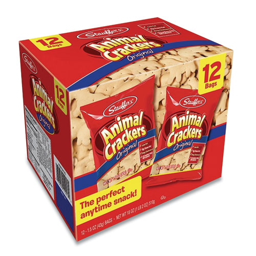 Animal+Crackers%2C+1.5+Oz+Bag%2C+12%2Fbox