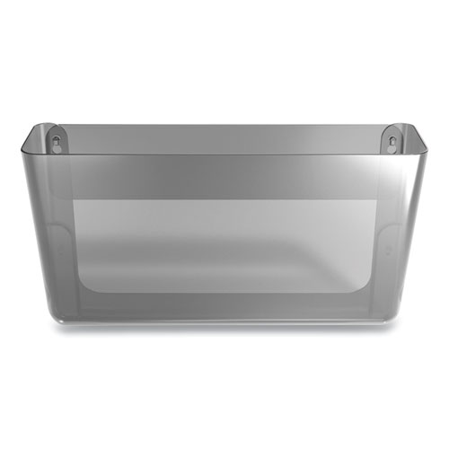 Picture of Unbreakable Plastic Wall File, Letter Size, 13.5" x 4" x 7.5", Smoke