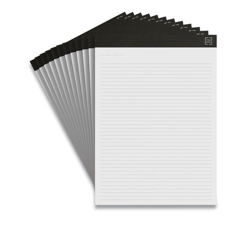 Picture of Notepads, Narrow Rule, (50) White 8.5" x 11.75" Sheets, 12/Pack