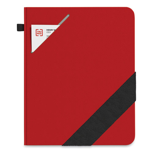 Picture of Large Starter Journal, 1-Subject, Narrow Rule, Red Cover, (192) 10 x 8 Sheets