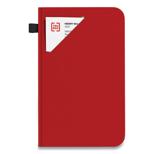 Picture of Medium Starter Journal, 1-Subject, Narrow Rule, Red Cover, (192) 8 x 5 Sheets
