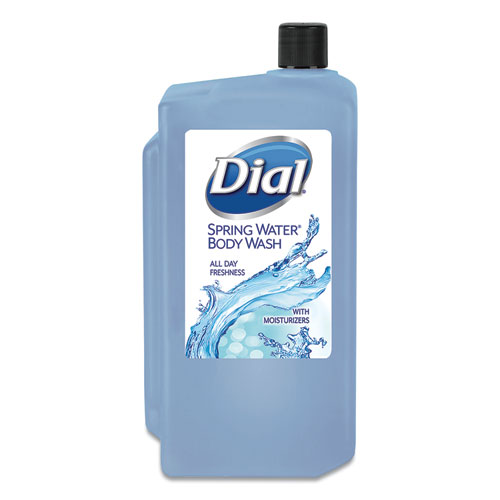 Picture of Body Wash Refill for 1 L Liquid Dispenser, Spring Water Scent, 1 L, 8/Carton