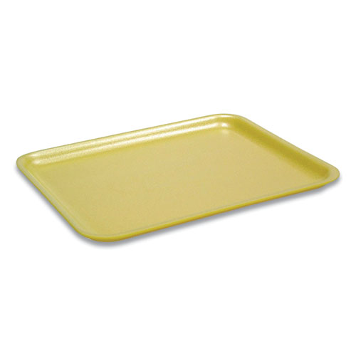 Picture of Supermarket Tray, #17S, 8.4 x 4.5 x 0.7, Yellow, Foam, 1,000/Carton