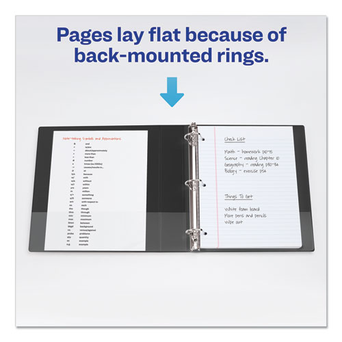 Picture of Durable View Binder with DuraHinge and Slant Rings, 3 Rings, 1" Capacity, 11 x 8.5, Coral