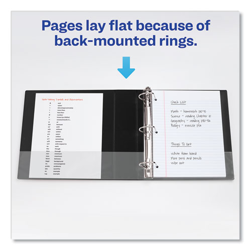 Picture of Durable Non-View Binder with DuraHinge and Slant Rings, 3 Rings, 2" Capacity, 11 x 8.5, Green