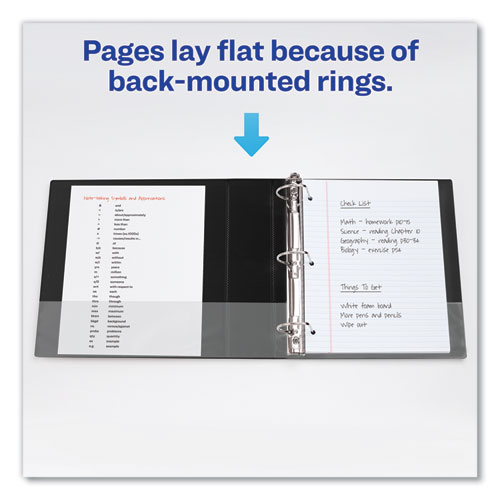 Picture of Durable Non-View Binder with DuraHinge and Slant Rings, 3 Rings, 3" Capacity, 11 x 8.5, Green