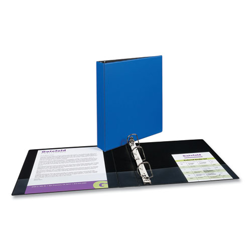 Picture of Durable Non-View Binder with DuraHinge and Slant Rings, 3 Rings, 1.5" Capacity, 11 x 8.5, Blue