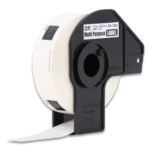 Picture of Die-Cut Multipurpose Labels, 0.66 x 3.4, White, 400 Labels/Roll, 3 Rolls/Pack