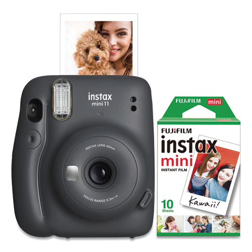 Picture of Instax Mini 11 Camera Bundle, Charcoal
