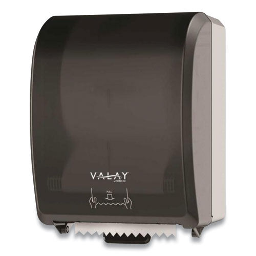 Picture of Valay Controlled Towel Dispenser, Y-Notch, 12.3 x 9.3 x 15.9, Black