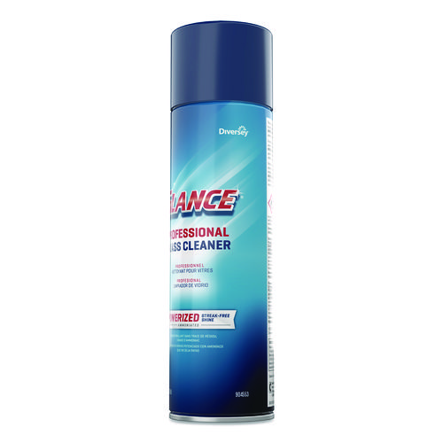 Picture of Glance Powerized Glass and Surface Cleaner, Ammonia Scent, 19 oz Aerosol Spray, 12/Carton