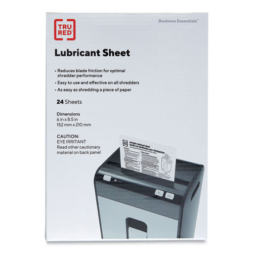 Shredder+Lubricant+Sheets%2C+8.5+X+6%2C+24+Sheets%2FPack