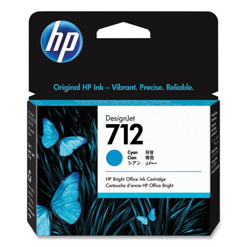 Picture of HP 712, (3ED67A) Cyan Original Ink Cartridge