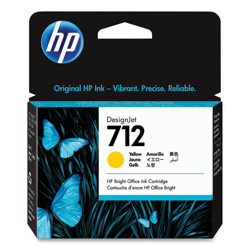 Picture of HP 712, (3ED69A) Yellow Original Ink Cartridge
