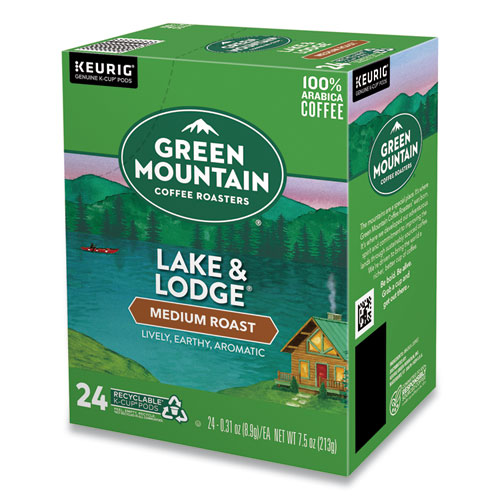 Picture of Lake and Lodge Coffee K-Cups, Medium Roast, 96/Carton