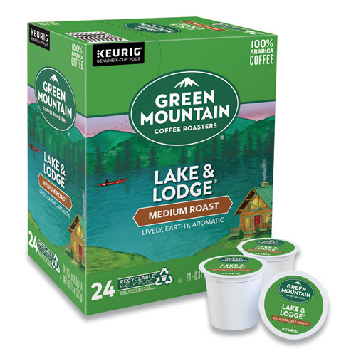 Picture of Lake and Lodge Coffee K-Cups, Medium Roast, 96/Carton