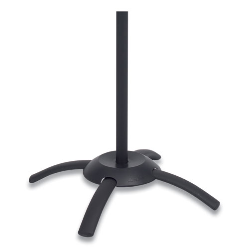 Picture of CLEO Coat Stand, Stand Alone Rack, Ten Knobs, Steel/Plastic, 19.75w x 19.75d x 68.9h, Black